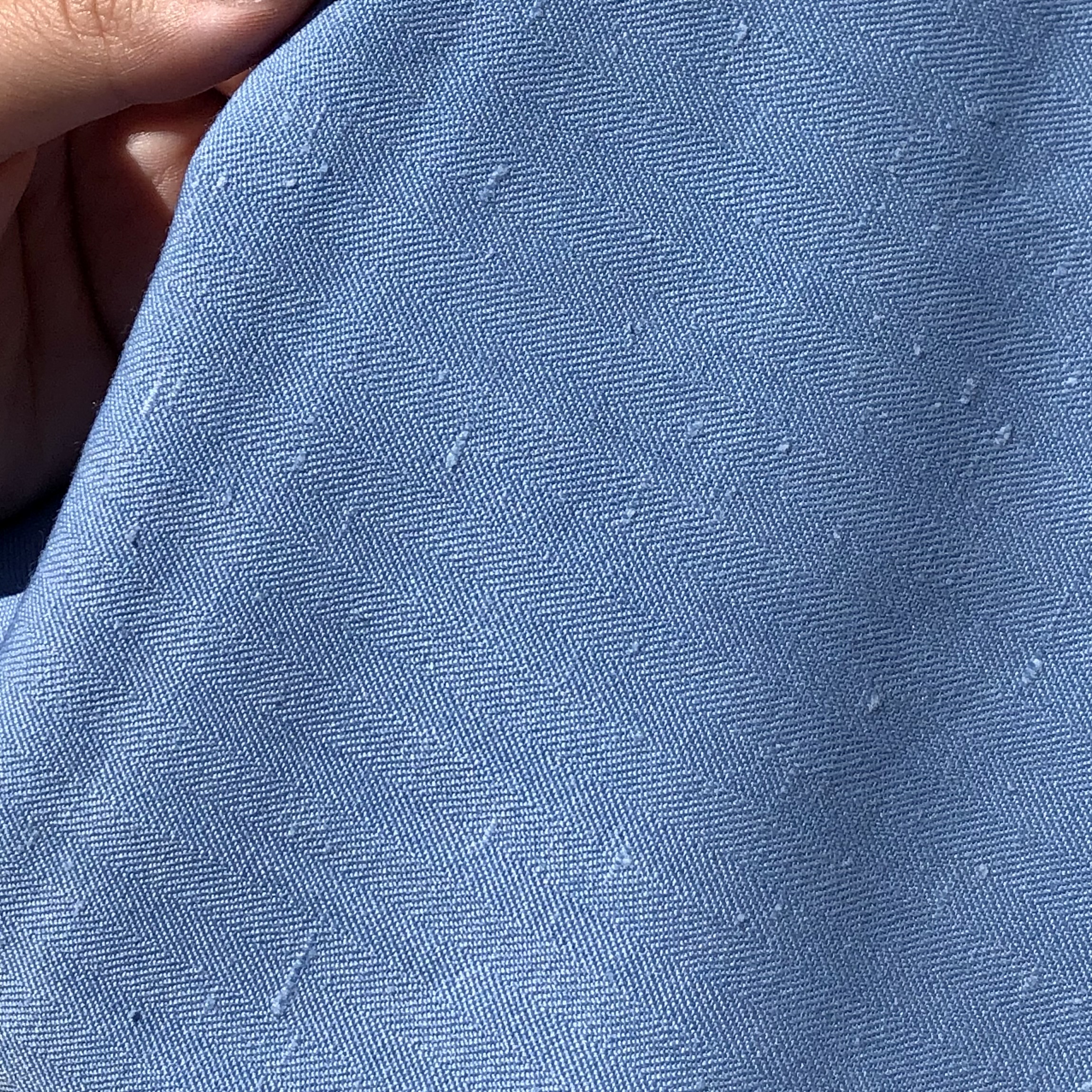 Textured dusty blue