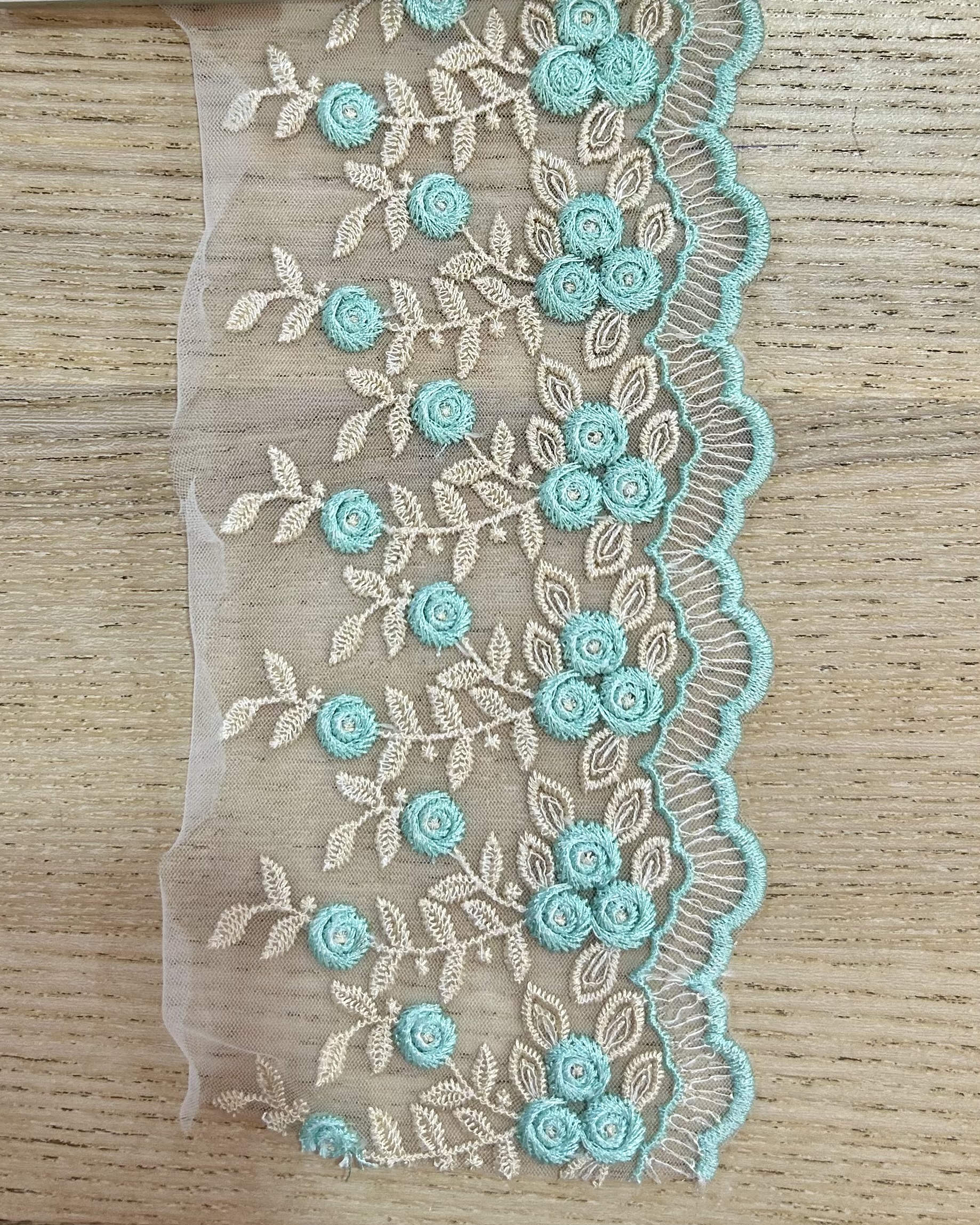 Teal & Beige