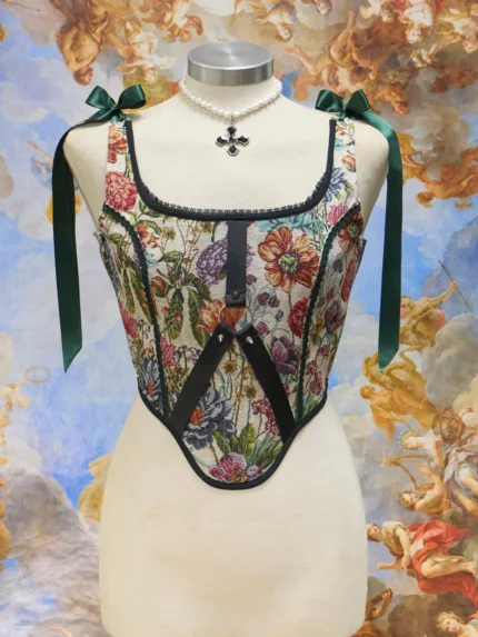 Harsh floral corset