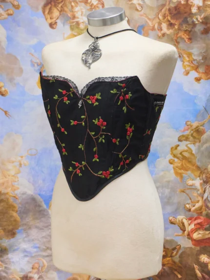 Roses on roses corset
