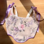 Vintage floral soft corset