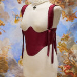 Satin underbust corset