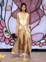 Jacquard Corset with Train VFW - Image 3