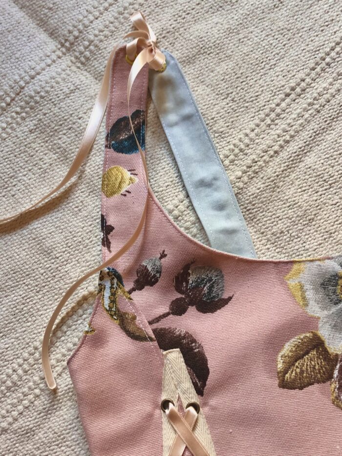 Dusty Pink Floral Soft Corset (Older design) - Image 6