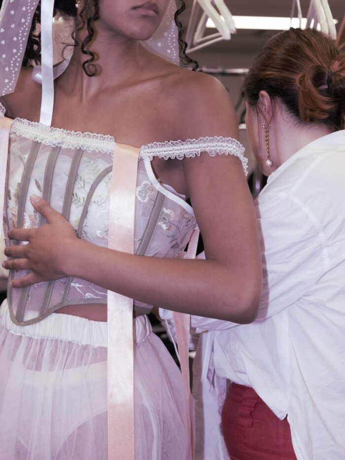 Pastel Lace Corset VFW - Image 4