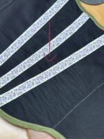 Black & Purple & Green Soft Corset (Older design, small defect) - Image 6