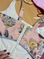 Dusty Pink Floral Soft Corset (Older design) - Image 5