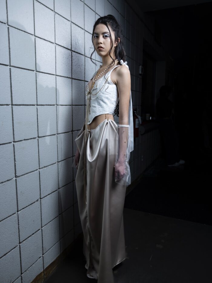Jacquard Corset with Train VFW - Image 6