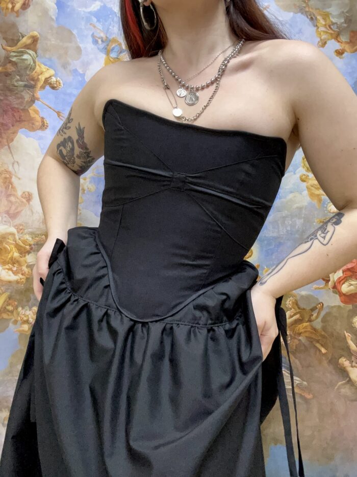 Black Bow Corset - Image 2