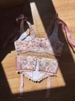 Vintage Micro Top and Underbust Corset Set - Image 5