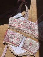 Vintage Micro Top and Underbust Corset Set - Image 7