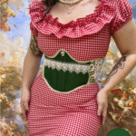 Green Forest Underbust Corset