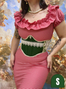 Green Forest Underbust Corset
