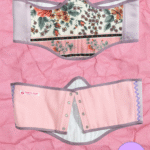 Lilac Roses Underbust Corset