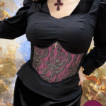 Purple Goth Underbust Corset