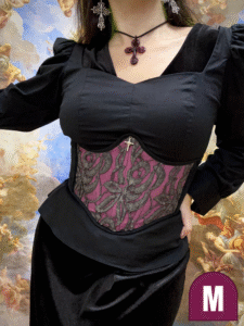 Purple Goth Underbust Corset