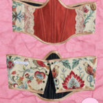 Orange Tapestry Underbust Corset