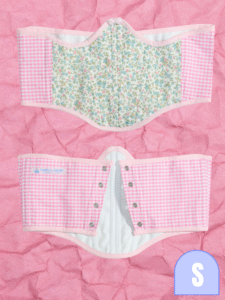 Pink Pastel Underbust Corset - Image 2