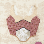 Pink Patchwork Corset (Small Defect)