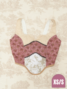 Pink Patchwork Corset (Small Defect)