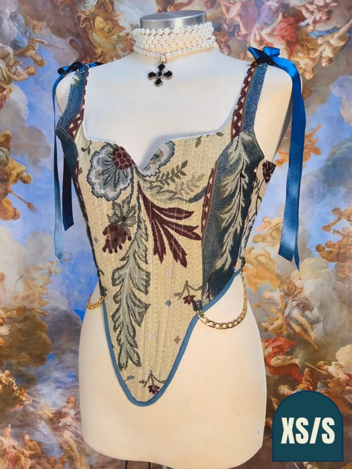 Medieval Tapestry Corset - Image 1