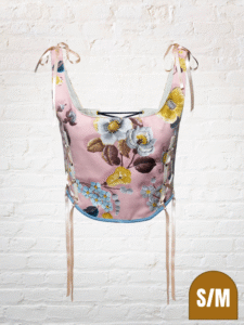 Dusty Pink Floral Soft Corset (Older design)