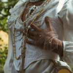 Jacquard Corset with Train VFW