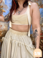 Beige Bow Set