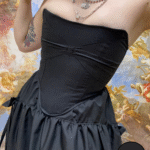 Black Bow Corset