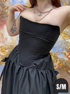 Black Bow Corset