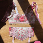 Vintage Micro Top and Underbust Corset Set