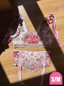 Vintage Micro Top and Underbust Corset Set