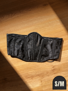 Black Jacquard Corset